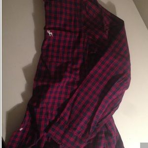 A&F plaid button down